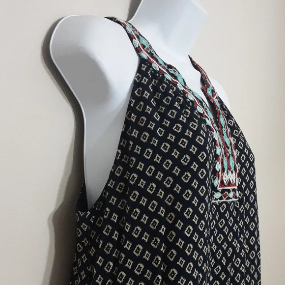 Anthropologie THML faye embroidered halter summer dress womens in size L - Picture 5 of 10